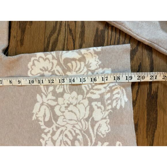 joie 2pc Sweater and skirt set tan boho cottage minialist size medium NWT - Picture 7 of 11